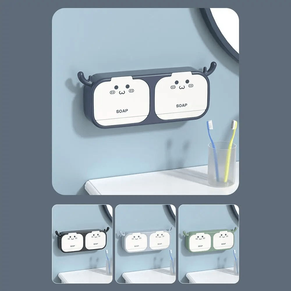 Double Wall Mounted Soap Holder